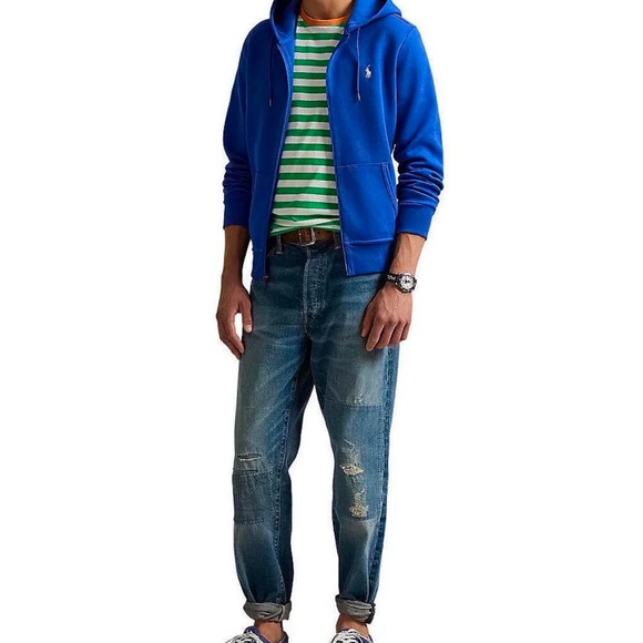 Polo Ralph Lauren Double-Knit Full-Zip Hoodie Jacket - Picture 3 of 10